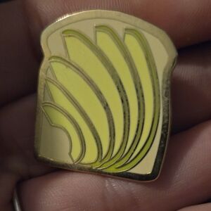 Gold and Yellow Enamel Pin